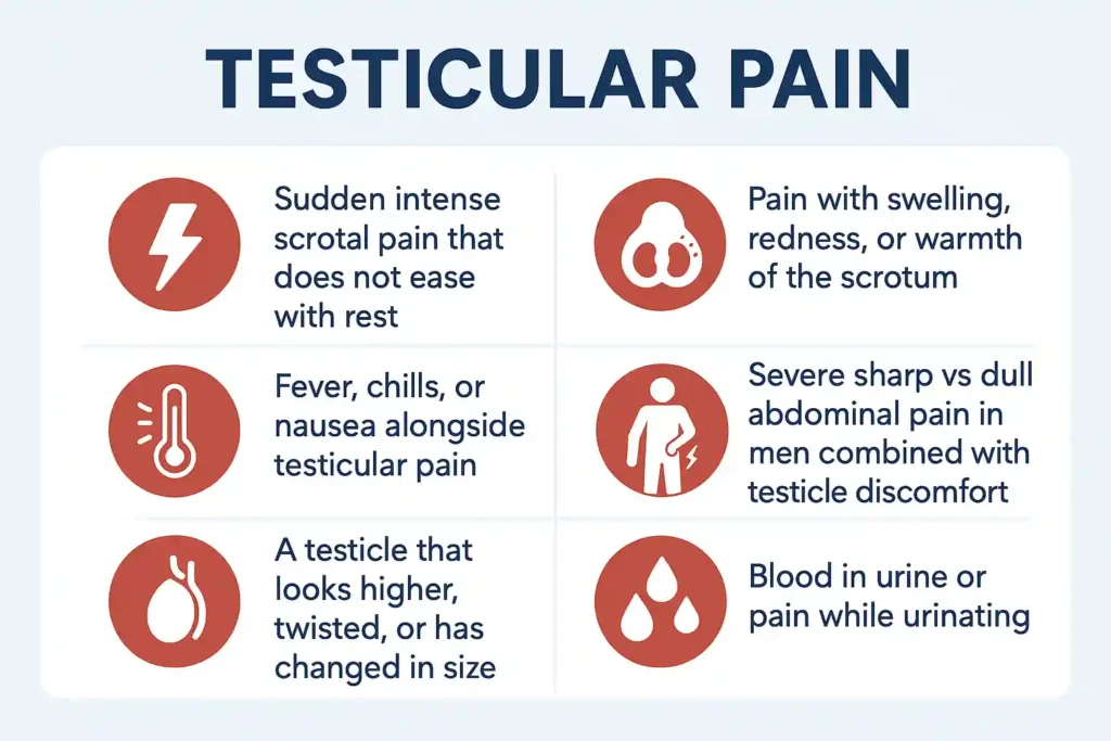 testicular pain
