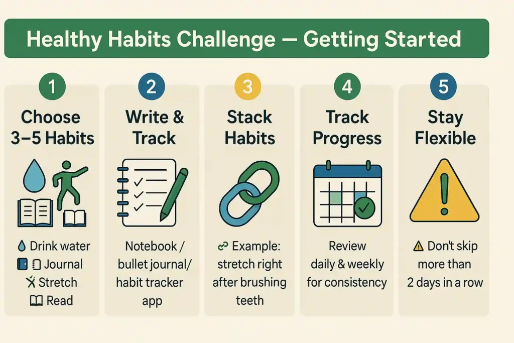 healthy habits challenge