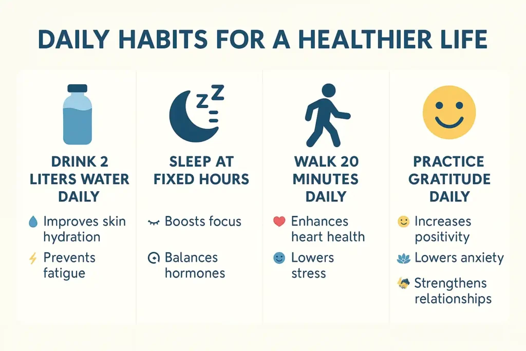 what are healthy habits