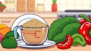 Portion control brown rice
