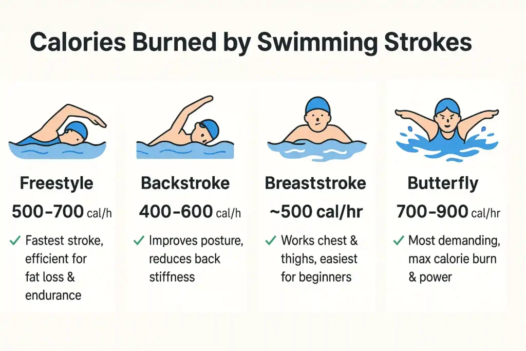 how many calories does swimming burn