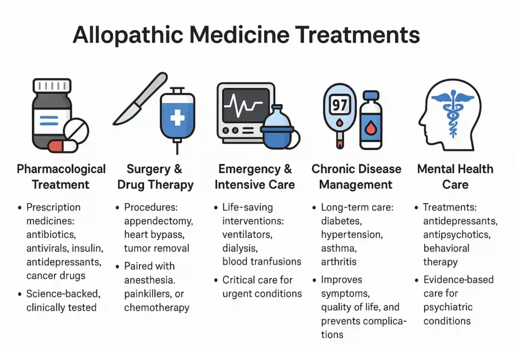 allopathic treatment