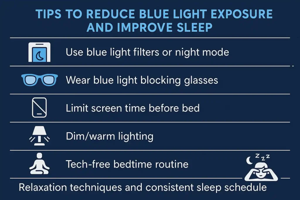 blue light on sleep