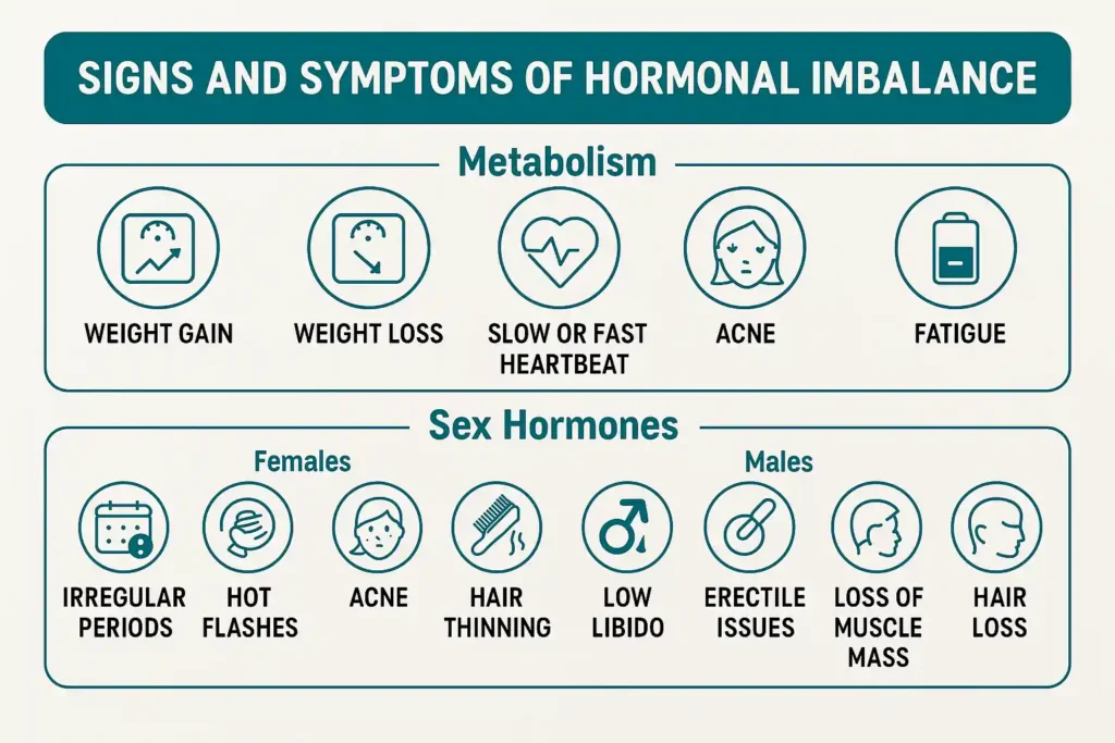 hormonal imbalance symptoms