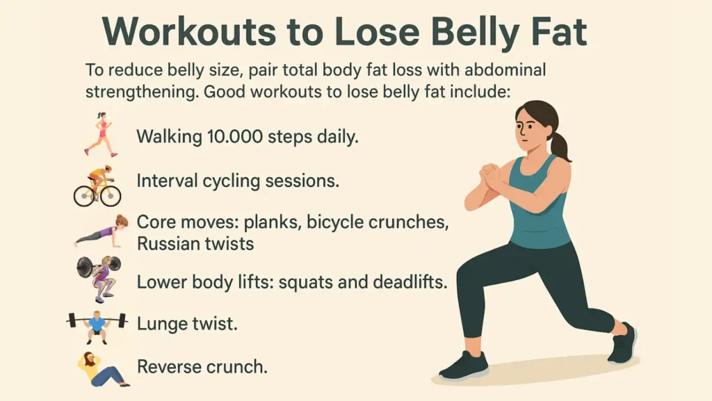 workouts to lose belly fat