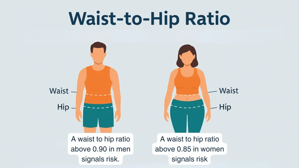 waist to hip ratio