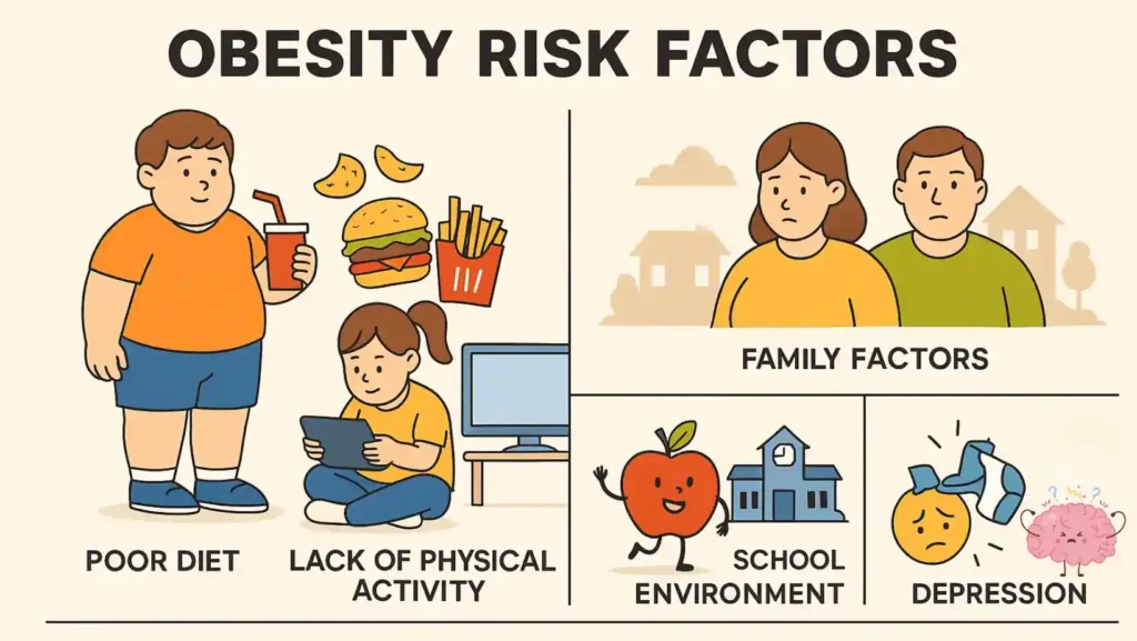 risk factors of obesity