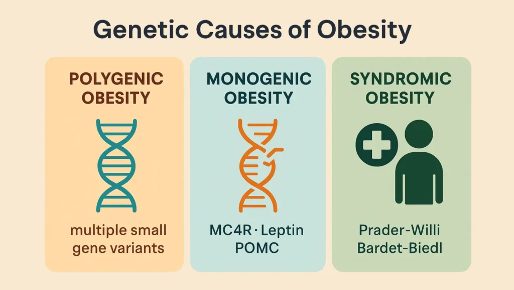 genetic causes of obesity