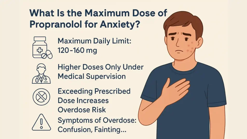 maximum dose propranolol for anxiety