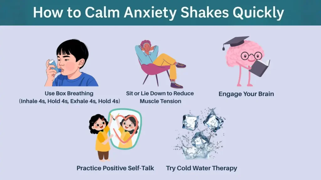 how to calm anxiety shakes