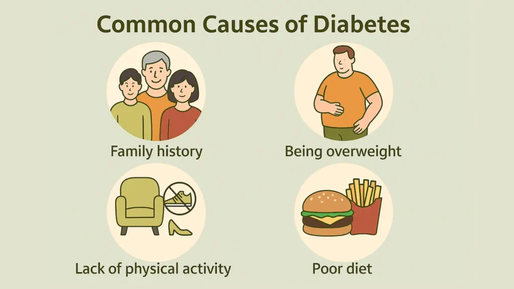 what causes diabetes​