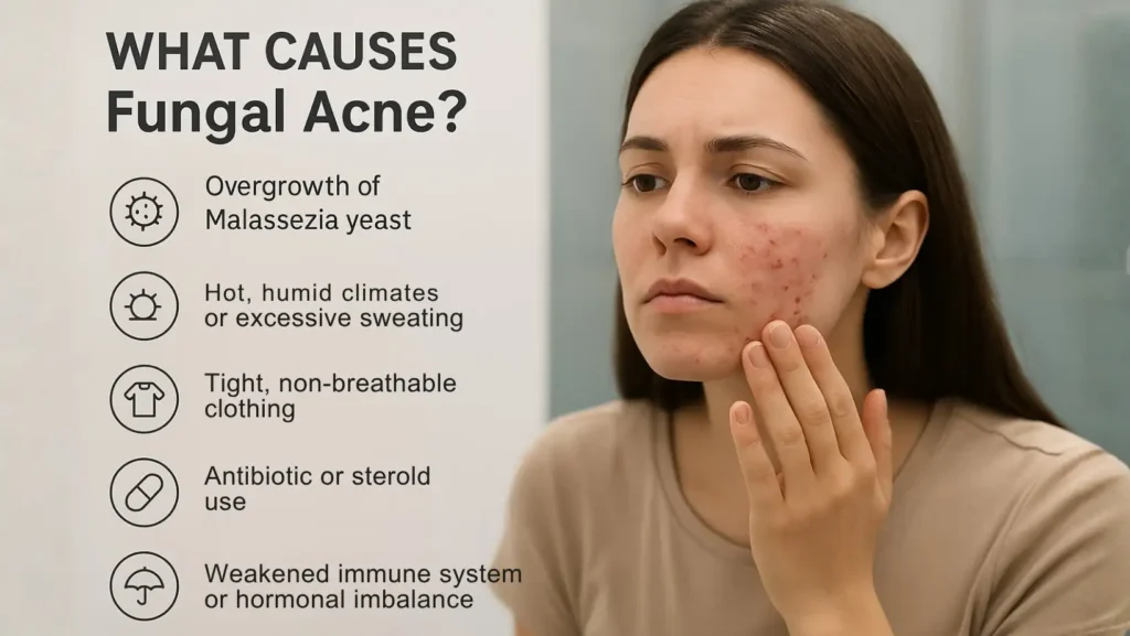 what causes fungal acne