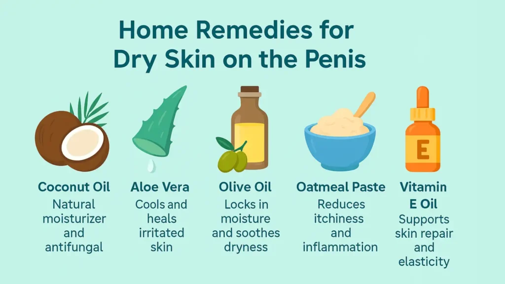 dry skin on penis home remedies
