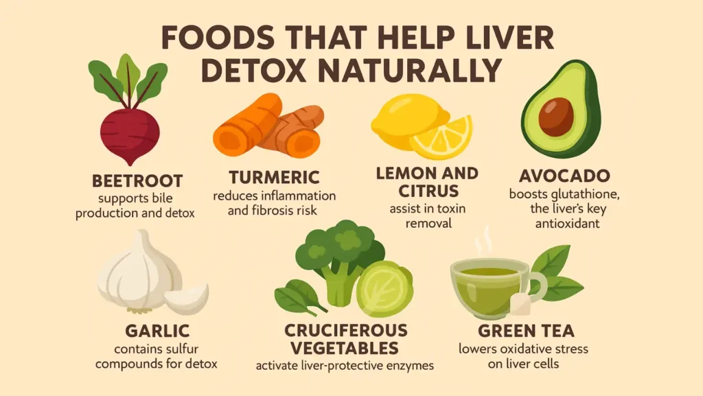foods that help liver detox