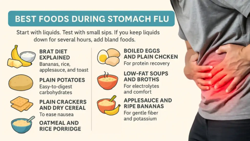 best foods during stomach flu