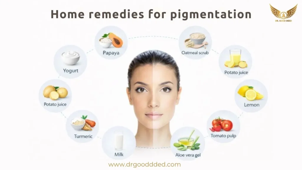 home remedies for dark spots