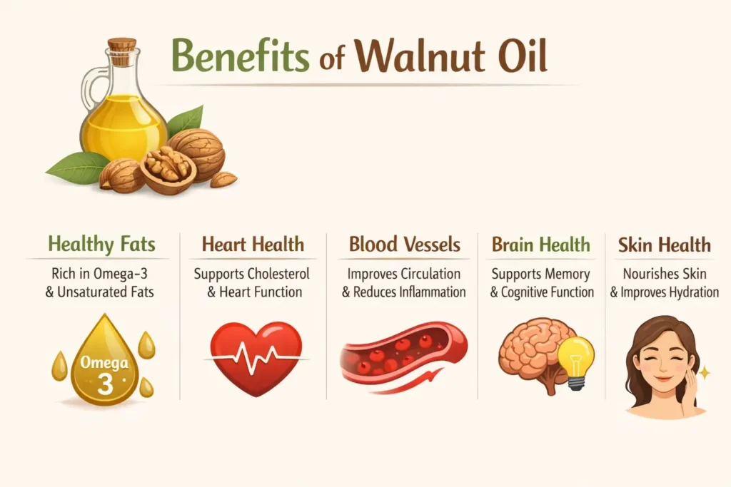 Walnut Oil Health Benefits