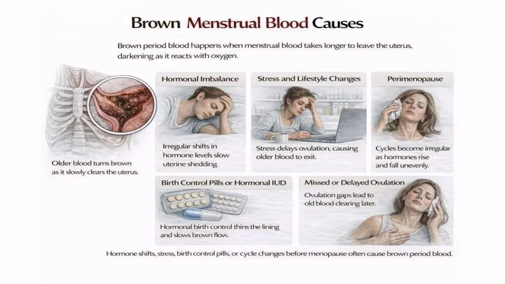 Common Brown Menstrual Blood Causes