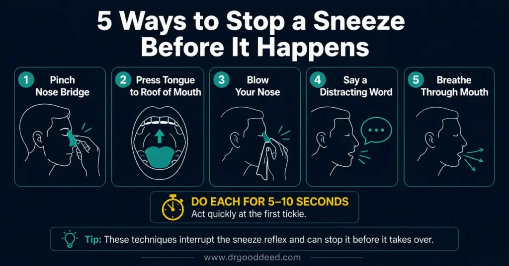 Natural remedies to stop sneezing quick techniques
