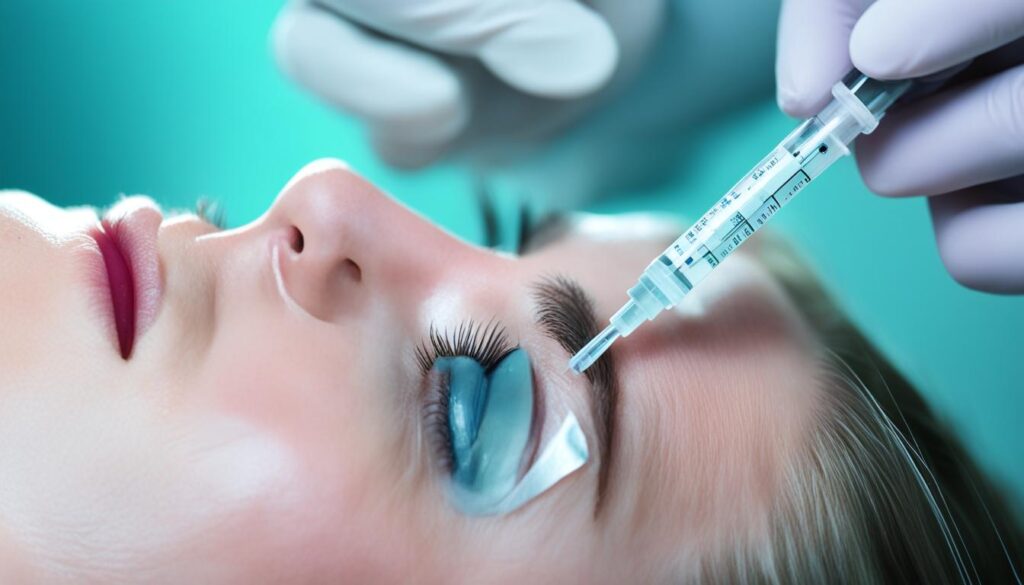 botulinum toxin A injections for blepharospasm