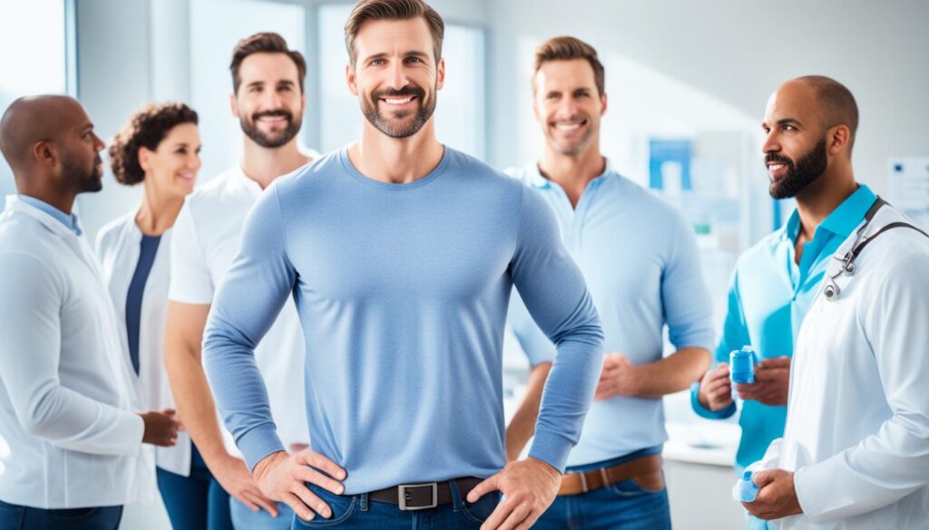 support for male infertility