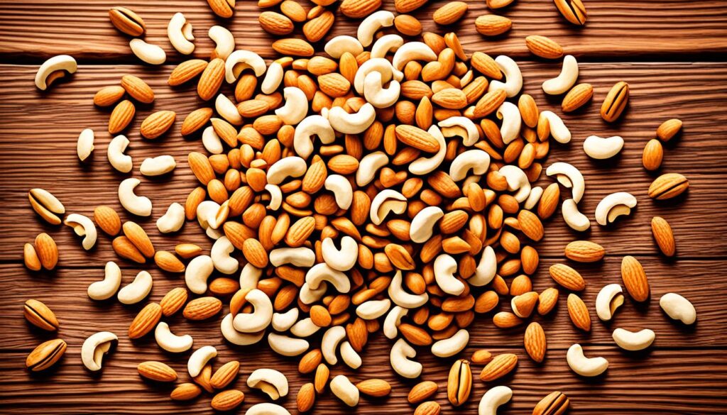 nuts and pretzels
