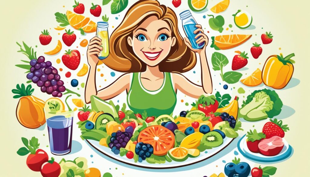 balanced diet and nutrition image International Women's Health Day 2024
