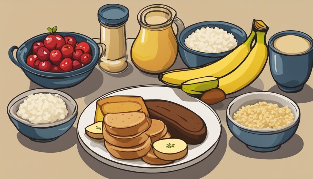 BRAT diet foods