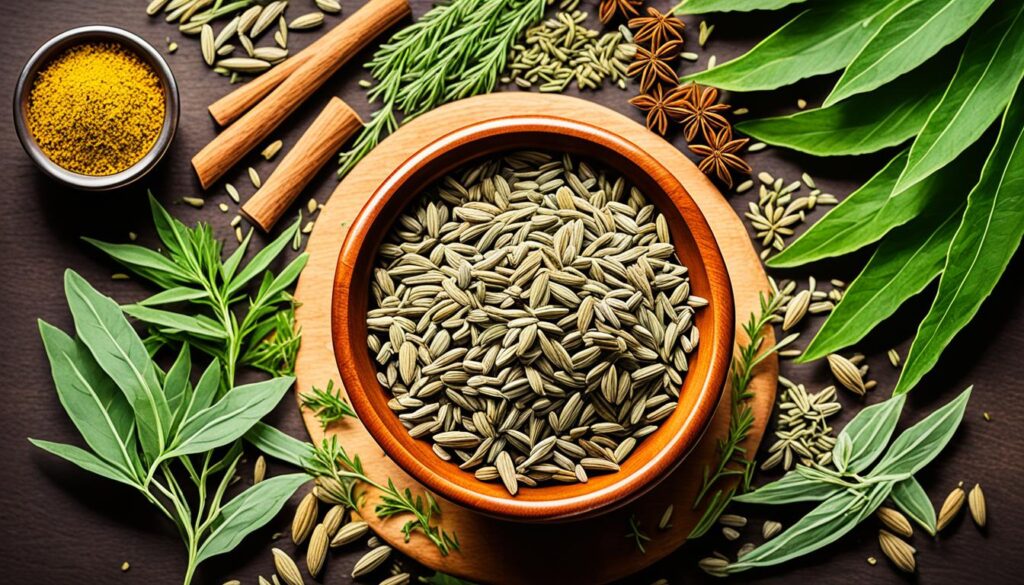Cumin seeds