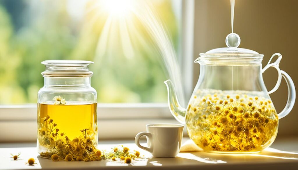 chamomile tea for sunburn chamomile tea for sunburn