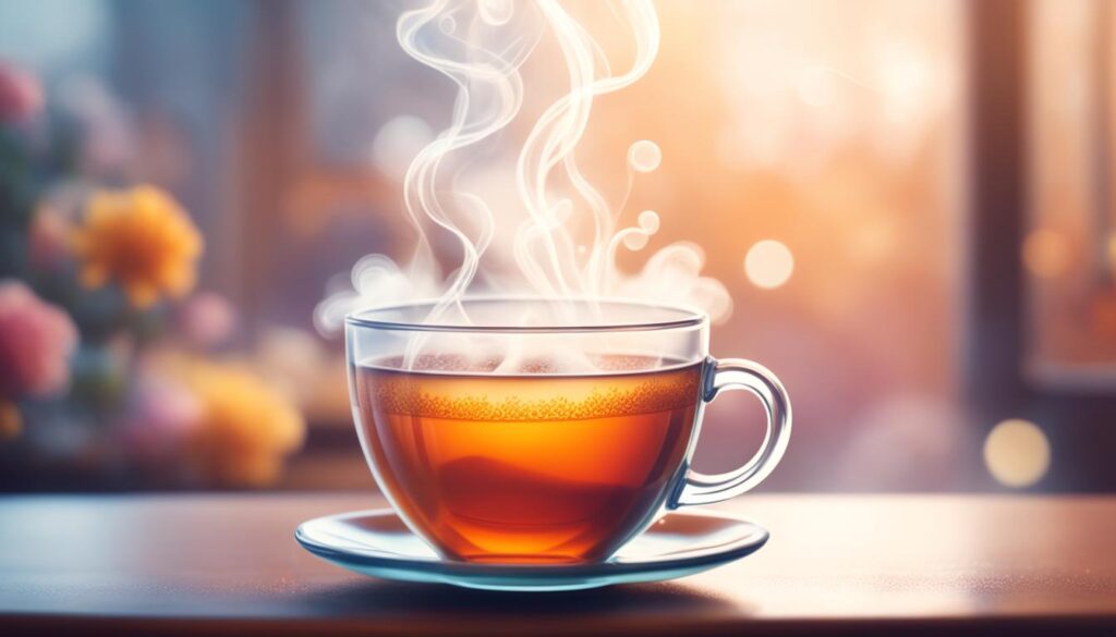 warm tea for tonsillitis