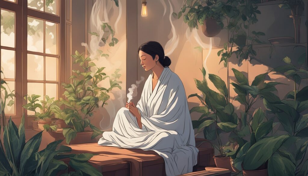 Aromatherapy for cold relief