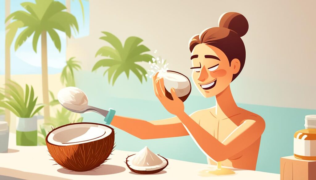 Coconut oil for itchy scalp