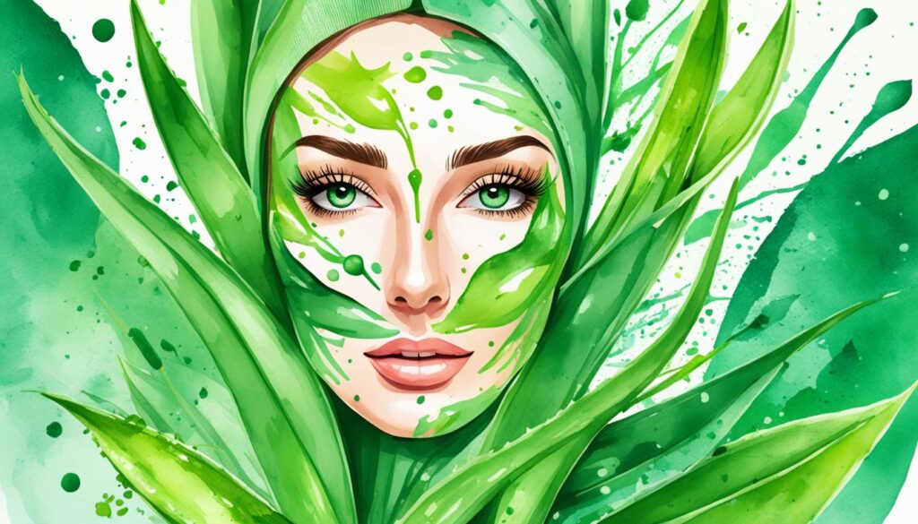 aloe vera gel and green tea aloe vera gel and green tea