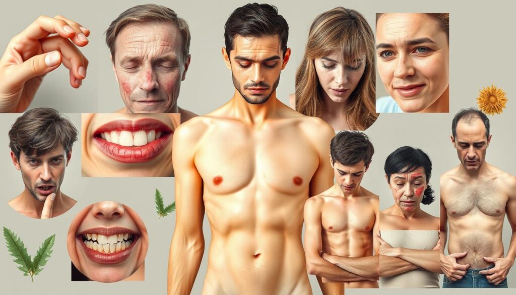 physical signs of vitamin deficiencies