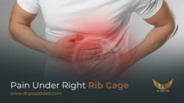 pain under right rib cage
