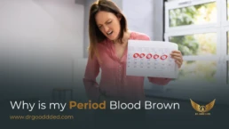 why is my period blood brown