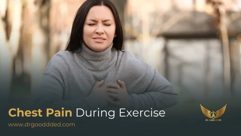 chest pain during exercise