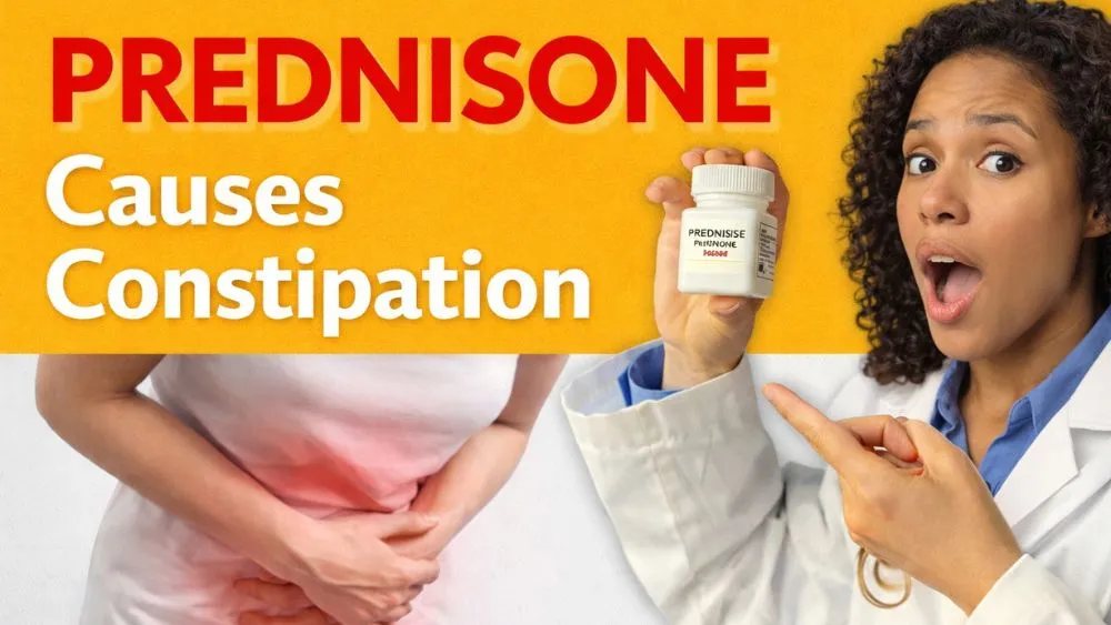 Prednisone Commonly Causes Constipation