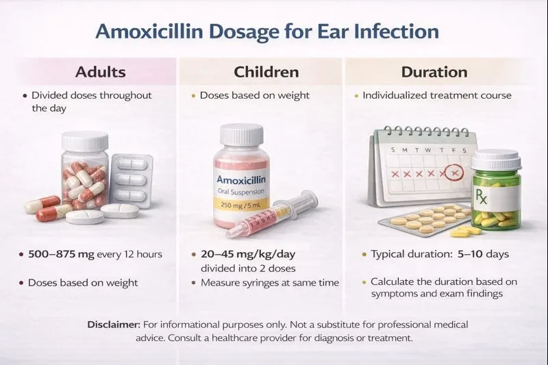 Amoxicillin Dosage for Ear Infection