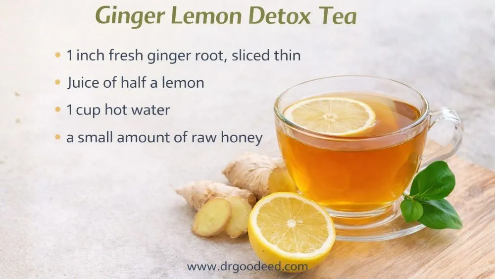 Ginger Lemon Detox Tea