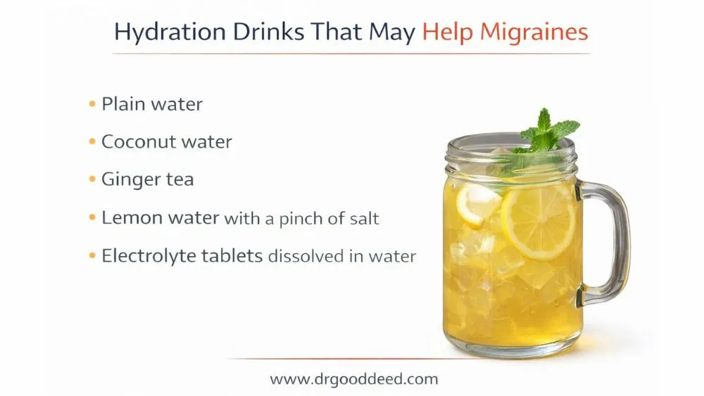 Salt Water for Migraine: Can Hydration and Sodium Help Relieve Headache 6 Hydration Drinks That May Help Migraines