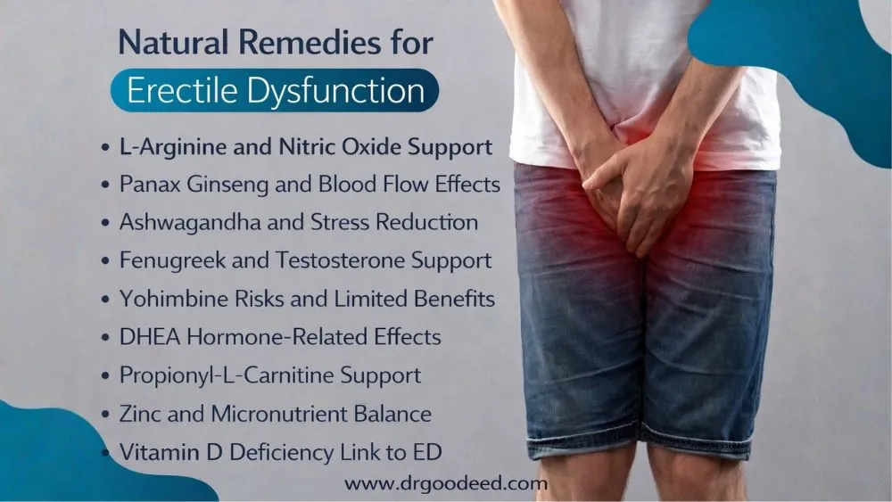 Natural Remedies for ED: What Works and What Doesn't 6 Natural Remedies for Erectile Dysfunction