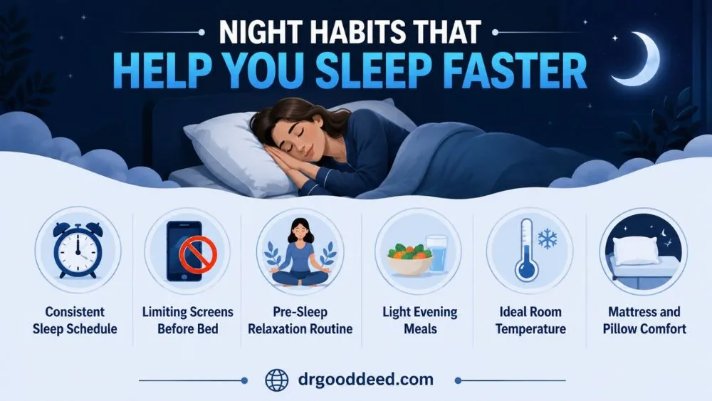 Night Habits That Help You Sleep Faster
