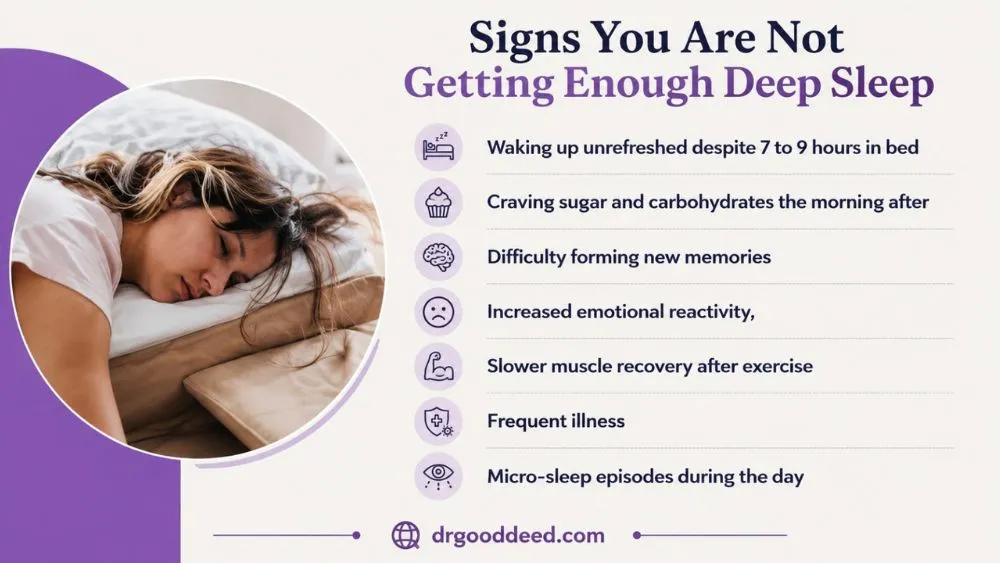 Signs You Are Not Getting Enough Deep Sleep