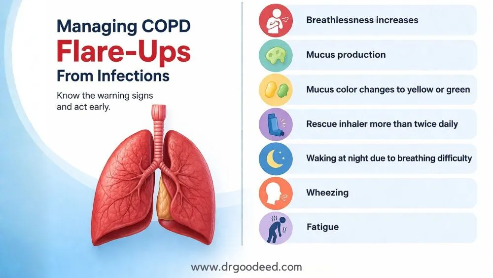 Managing COPD Flare-Ups From Infections