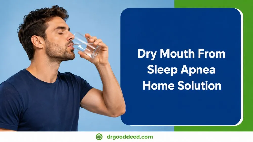 Dry Mouth From Sleep Apnea Home Solution