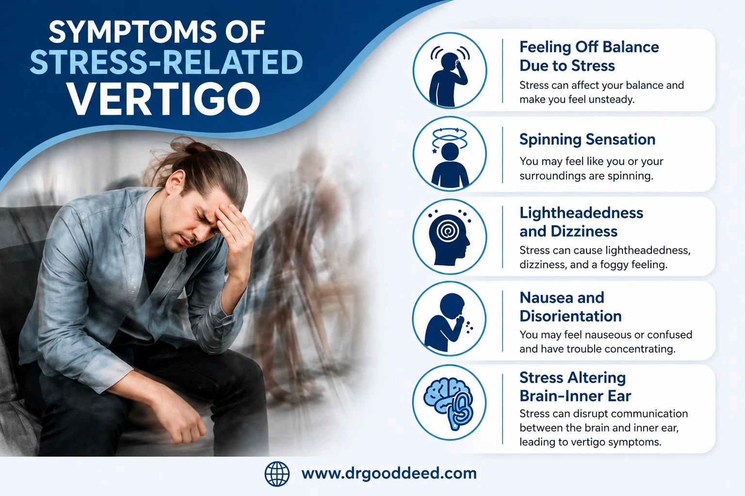 Symptoms of Stress-Related Vertigo