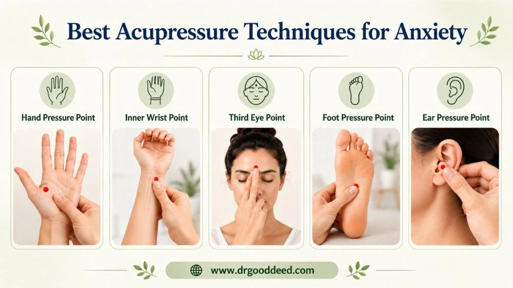 Best Acupressure Techniques for Anxiety