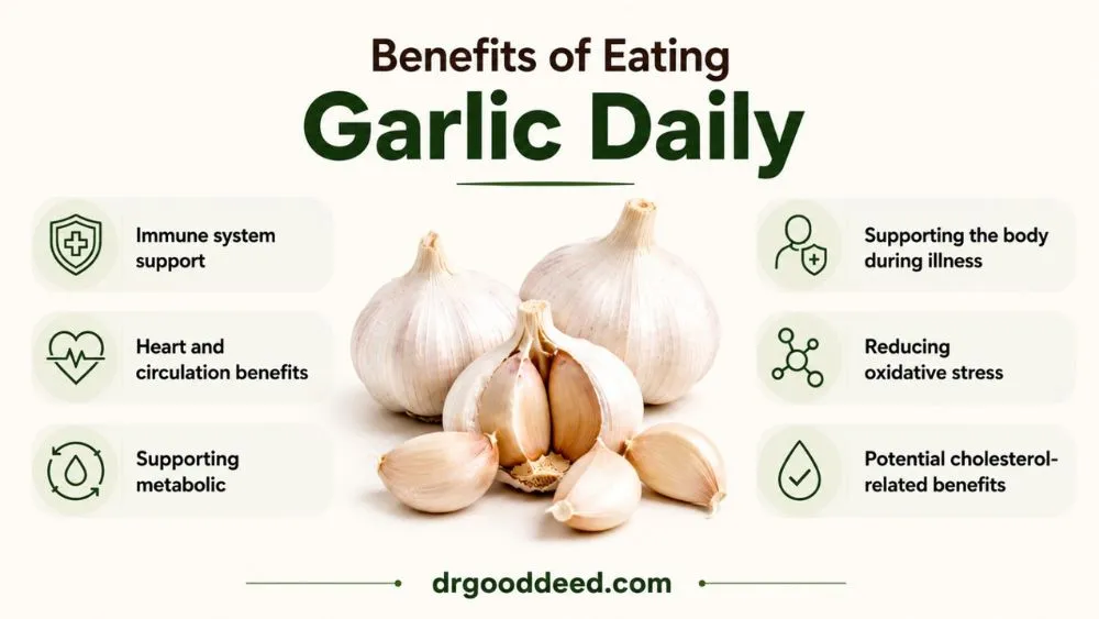 Benefits of Eating Garlic Daily